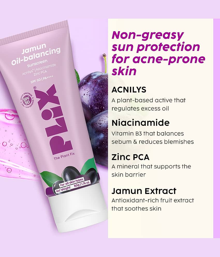 Plix SPF 50 Sunscreen Gel For All Skin Type ( Pack of 1 ) view 2