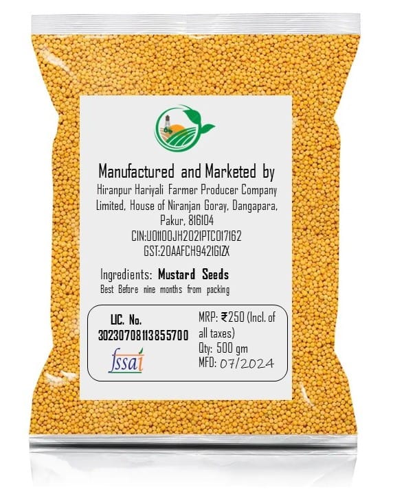 Yellow Mustard Seeds | Sarso view 2