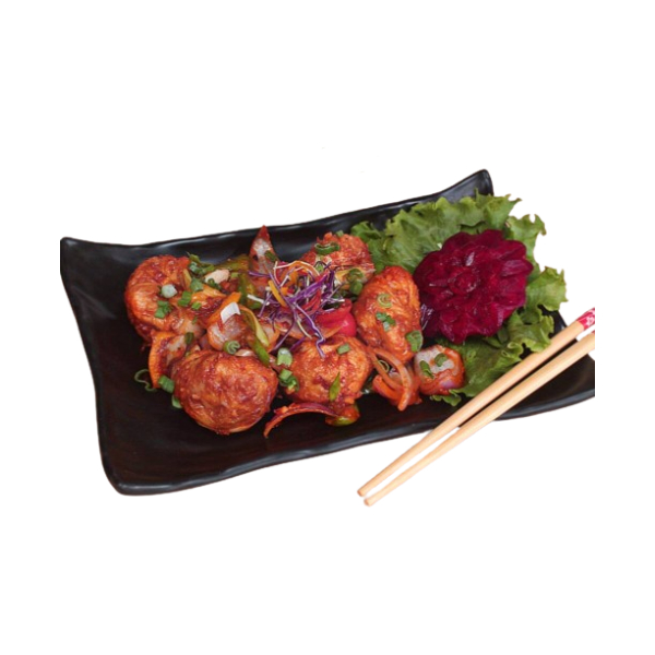 Veg Chilli Momos Dry (10 Pieces) view 2