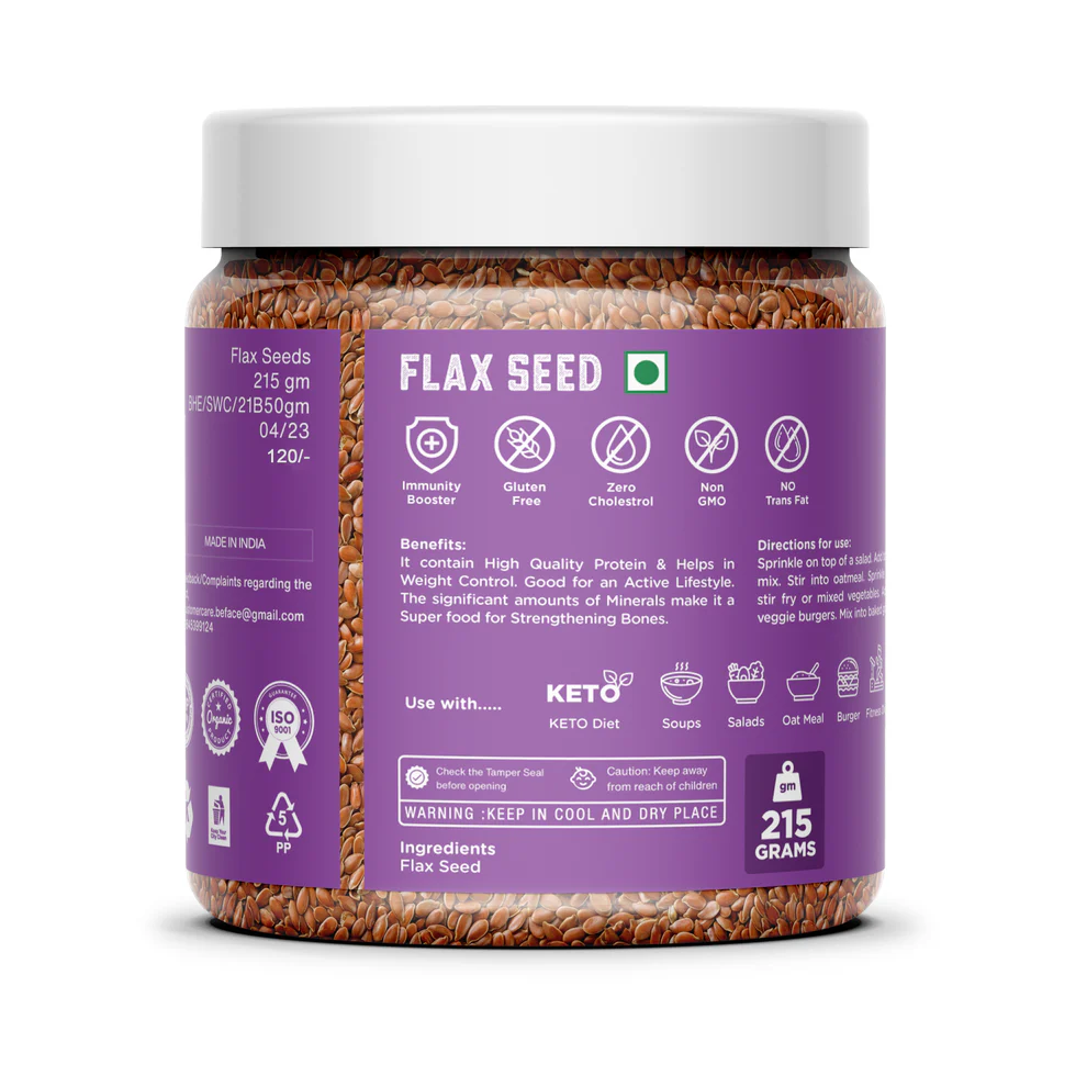 Flax Seed 215g view 2