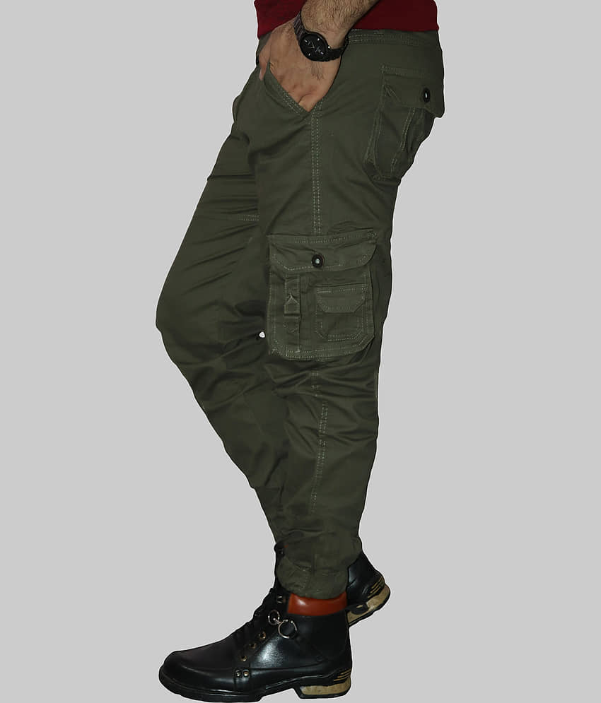 Urban Legends Regular Flat Men's Joggers - Green ( Pack of 1 ) view 2