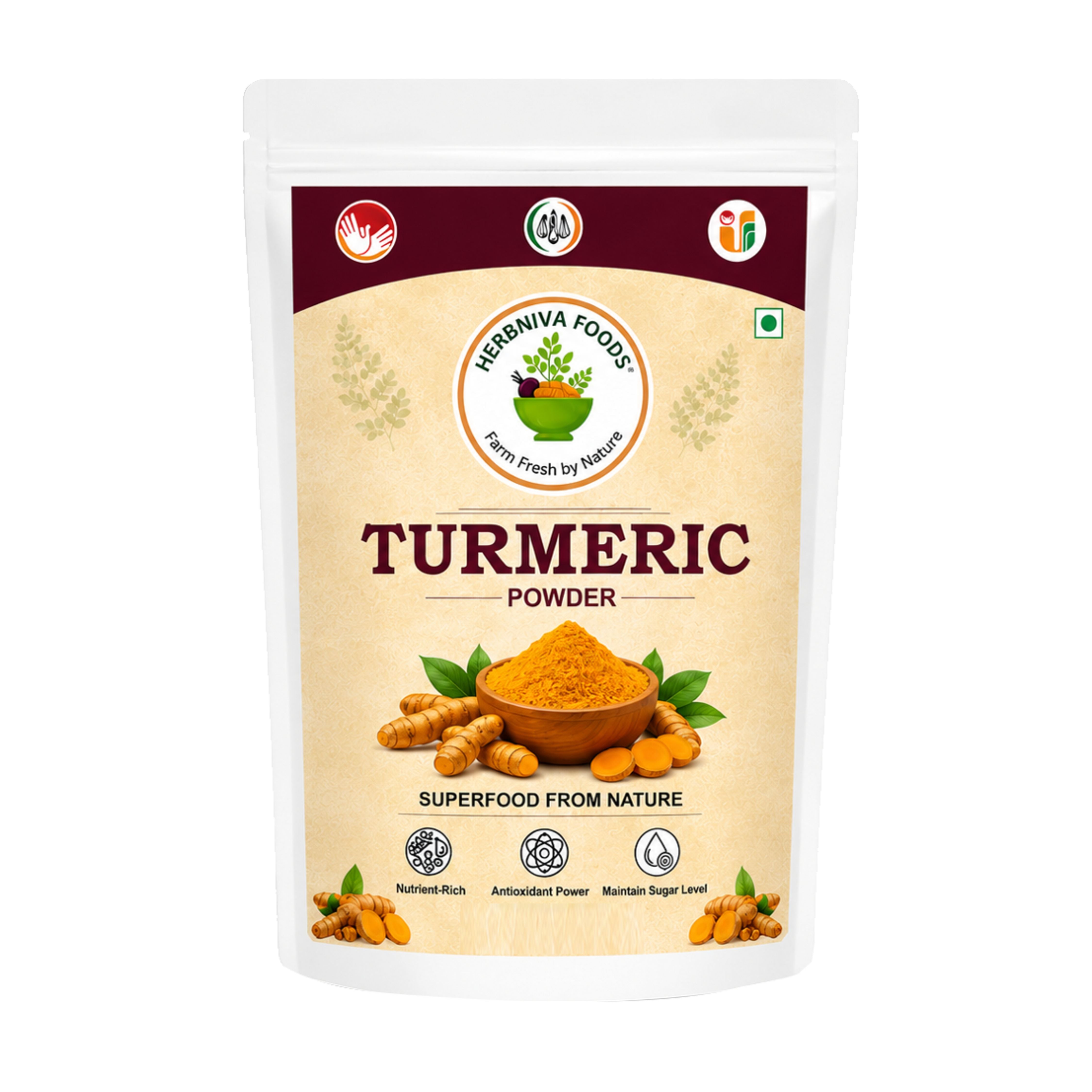 Herbniva Foods Turmeric (Haldi) Powder 100 g