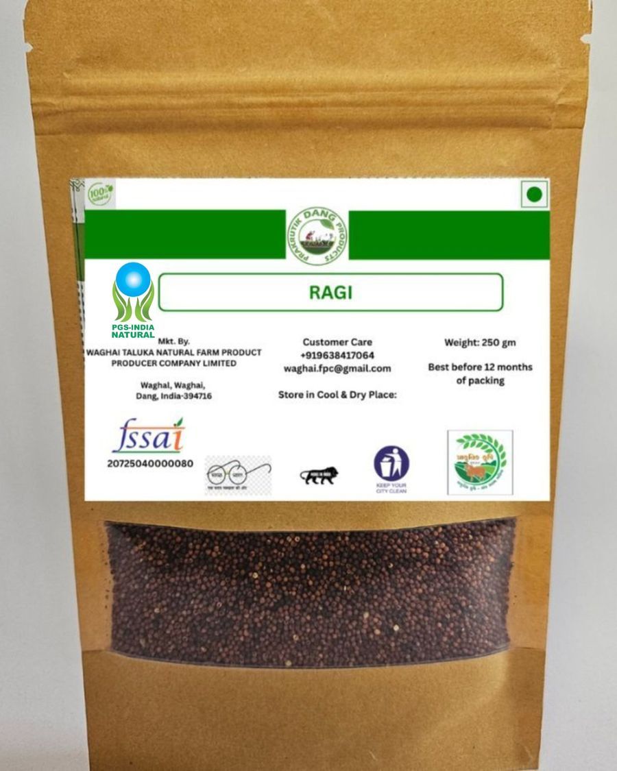 Ragi (Finger Millet) - 250 gm - One pack of Ragi grains view 2