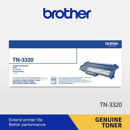 Brother TN 3320 Toner Cartridge view 2