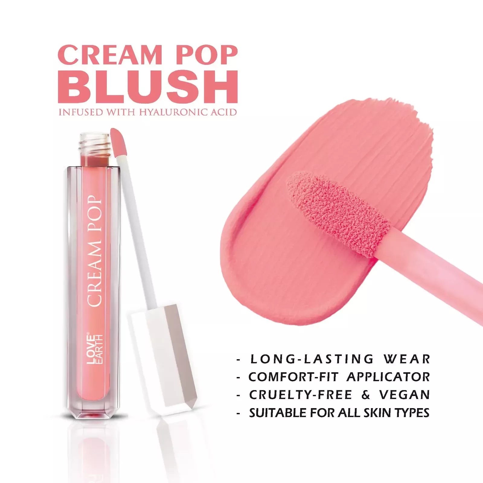 Love Earth Cream Pop Blush - Aster view 2