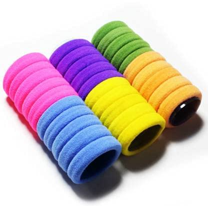 100 PCS Hair Rubber band Multicolored view 2