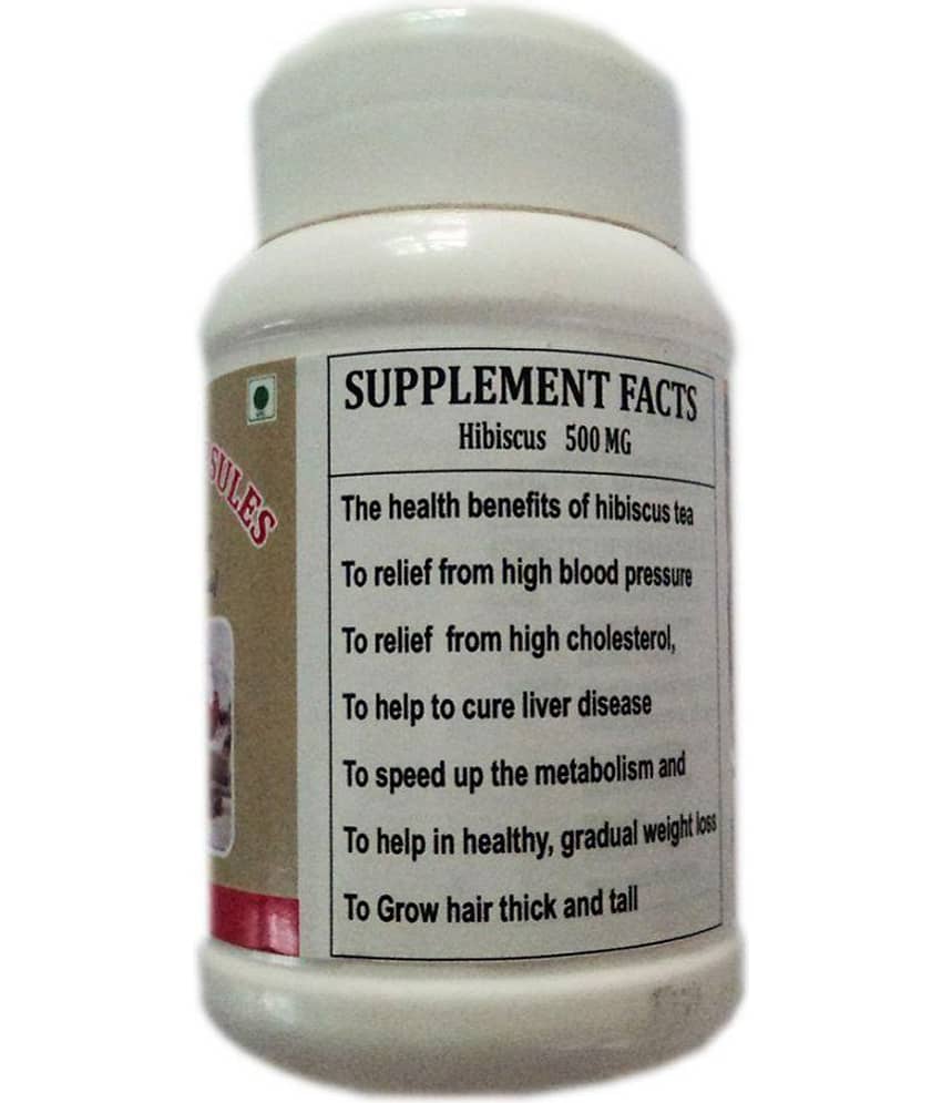 BioMed HIBISCUS(Pure organic) Capsule 100 no.s view 2