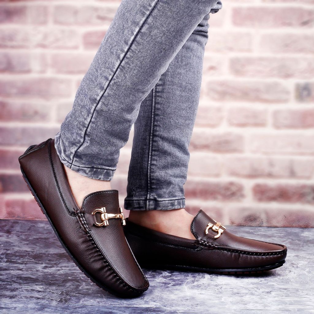 New Latest Men's Faux Leather Slip-on Loafers view 2