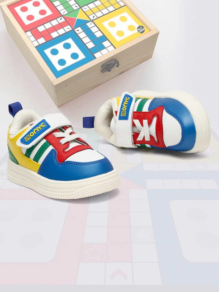 Ludo Comfortable & LightWeight Sneakers With Elastic Laces - Multicolor (Unisex) view 2