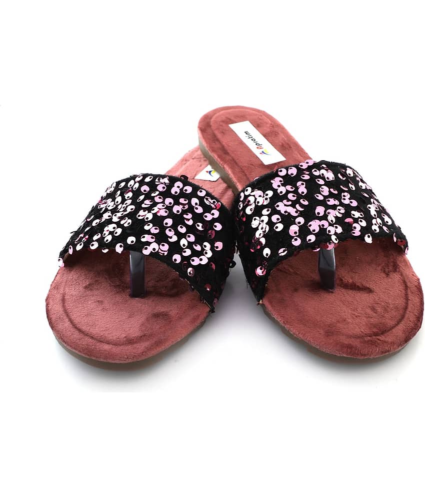 Apratim - Peach Women's Flats view 2