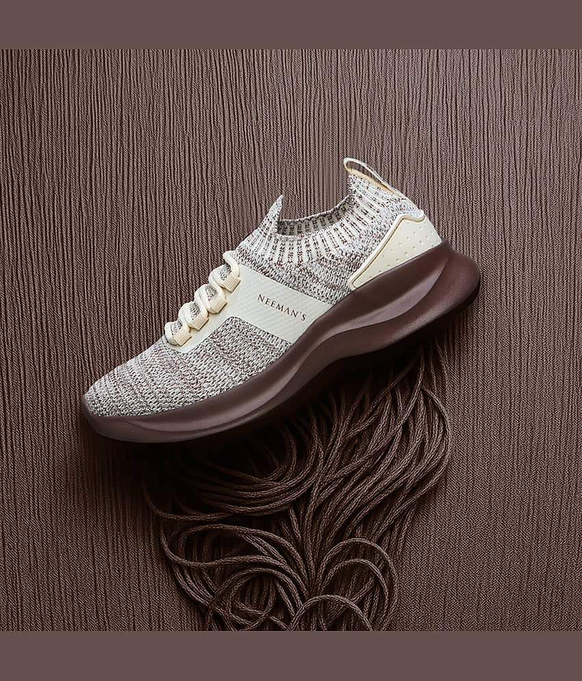 Neemans Off White Men's Sneakers