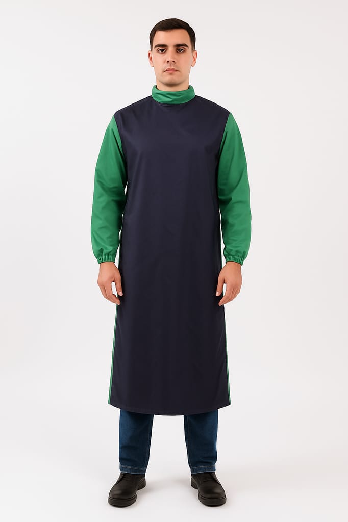 Premium Full Tafta Surgeon Gown – Tafta Fabric | Waterproof, Anti-Static & Reusable | Free Size