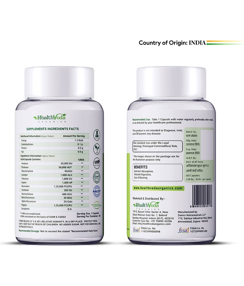 Health Veda Organics Multi Vitamin Capsule 1 no.s ( Pack of 1 ) view 2
