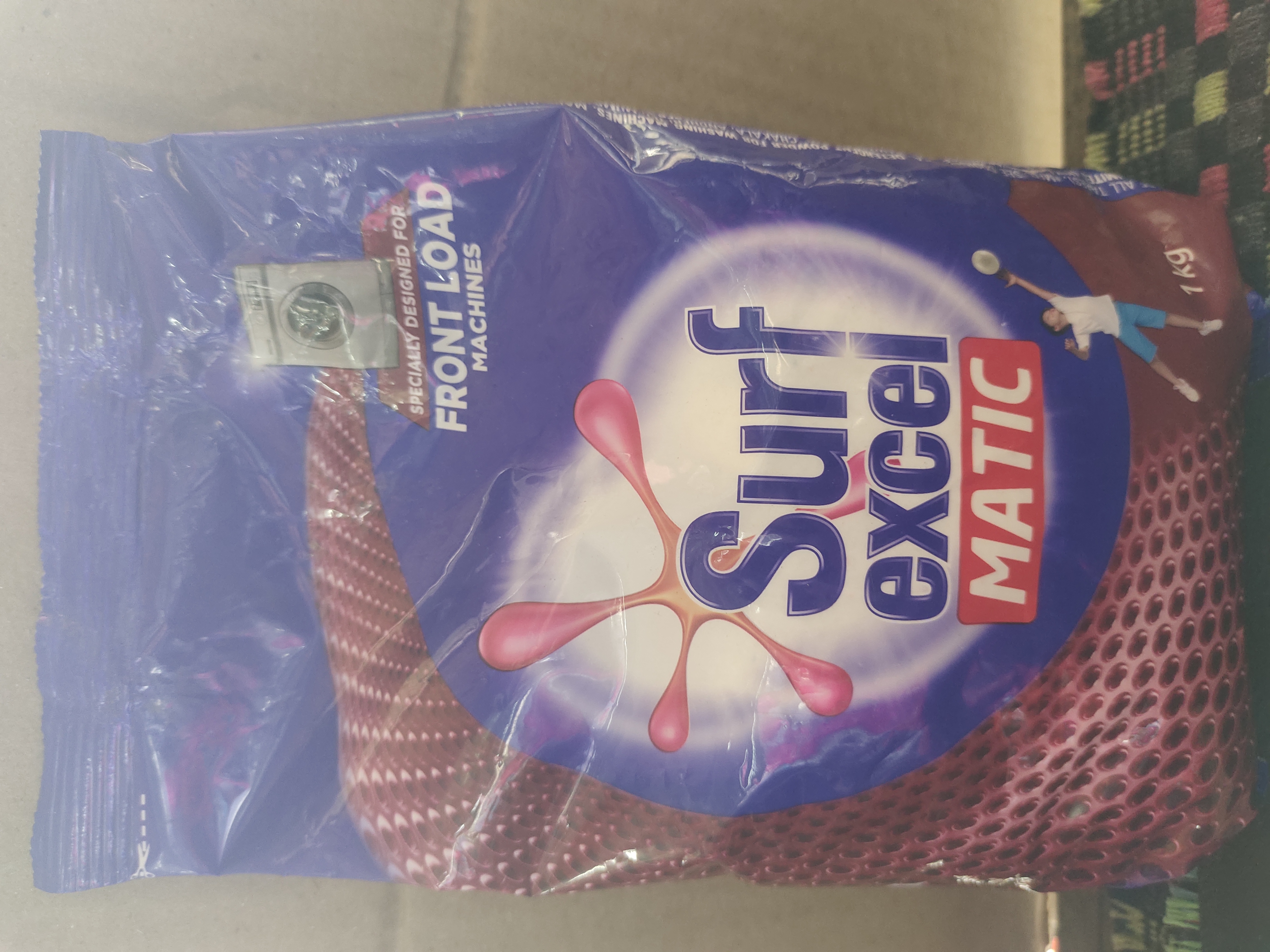 Surf Excel Detergent Powder matic front load 1kg
