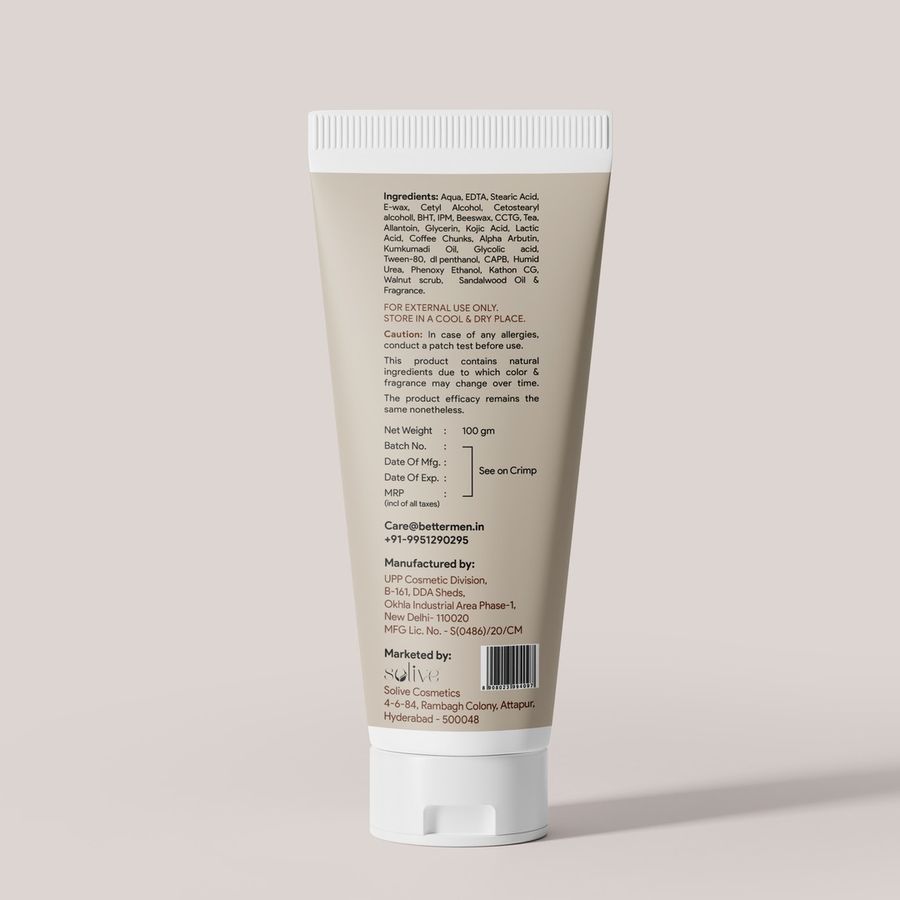 Bettermen Coffee De Tan Scrub 100mL view 2