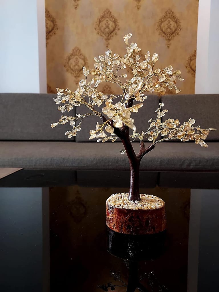 KITREE Energised Natural Citrine Crystal Stone Tree 300 Beads (YELLOW) view 2