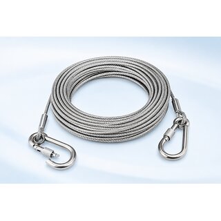 Rust Resistant Steel Clothesline Wire for Balcony Terrace and Bathroom with Hooks