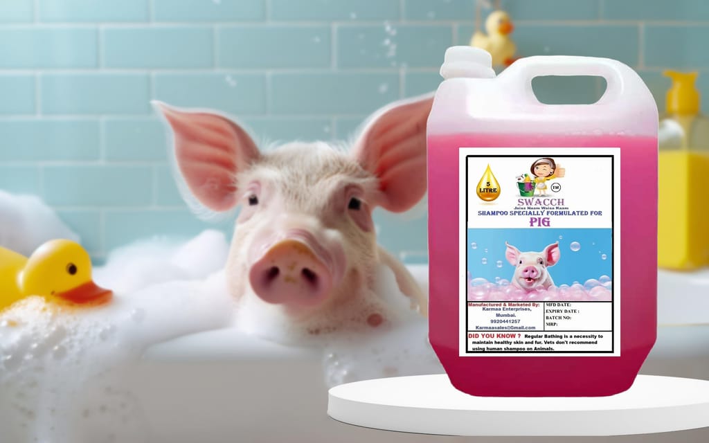 Swacch Shampoo Specially Formulated for Pig (5 Litre) Rose view 2