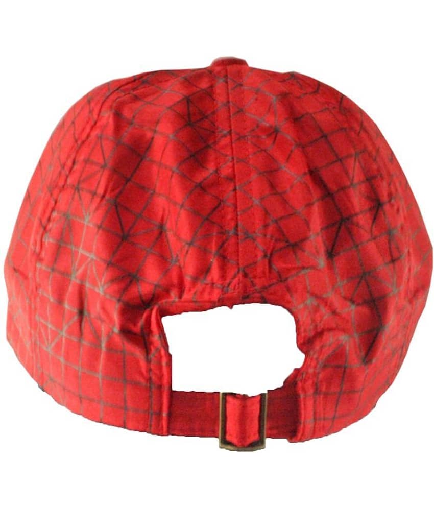 JMALL - Red Cotton Men's Cap ( Pack of 1 ) view 2