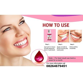 Teeth Whitening Gel to Remove all stain with in 10 second Teeth Whitening Liquid (50 ml) view 2