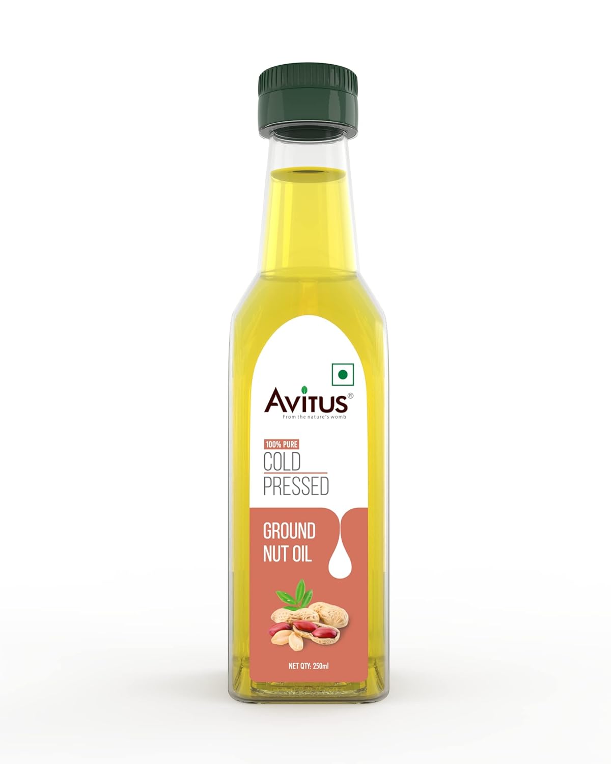 Avitus Cold Pressed Groundnut Oil, 250 ml