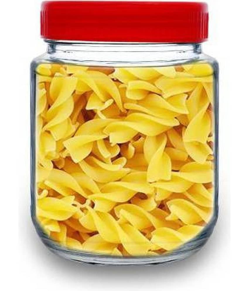 CROCO JAR - Red Glass Food Container ( Pack of 6 ) view 2