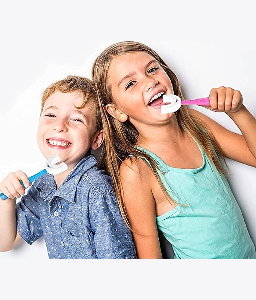 Meena Fashion Multi-Colour Baby Toothbrush ( 2 pcs ) view 2