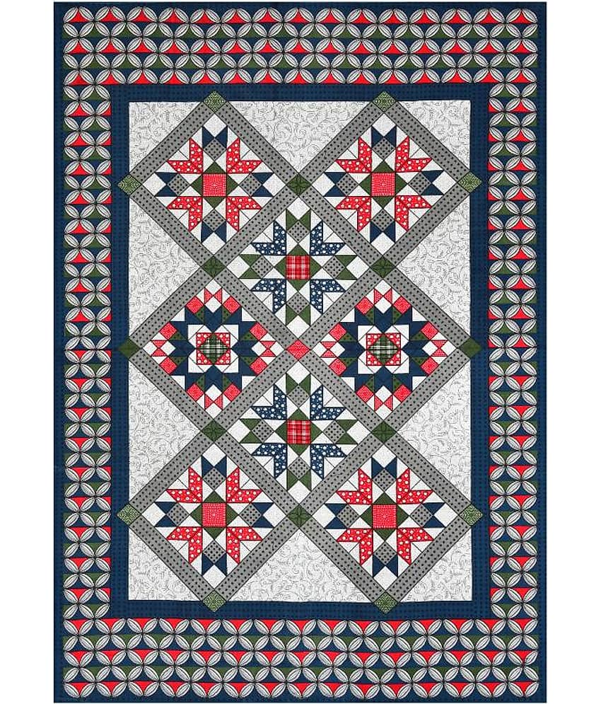 ABHACLOTHO Cotton 1 Single Bedsheet with 1 Pillow Cover ( Navy Blue ) view 2