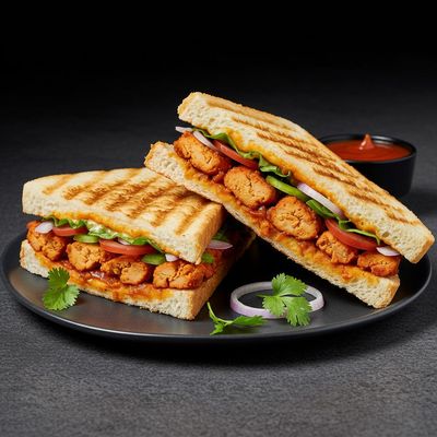Chicken Tikka Grilled Sandwich