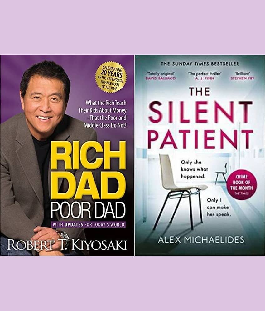 Rich Dad Poor Dad +The Silent Patient (English, Paperback) view 2