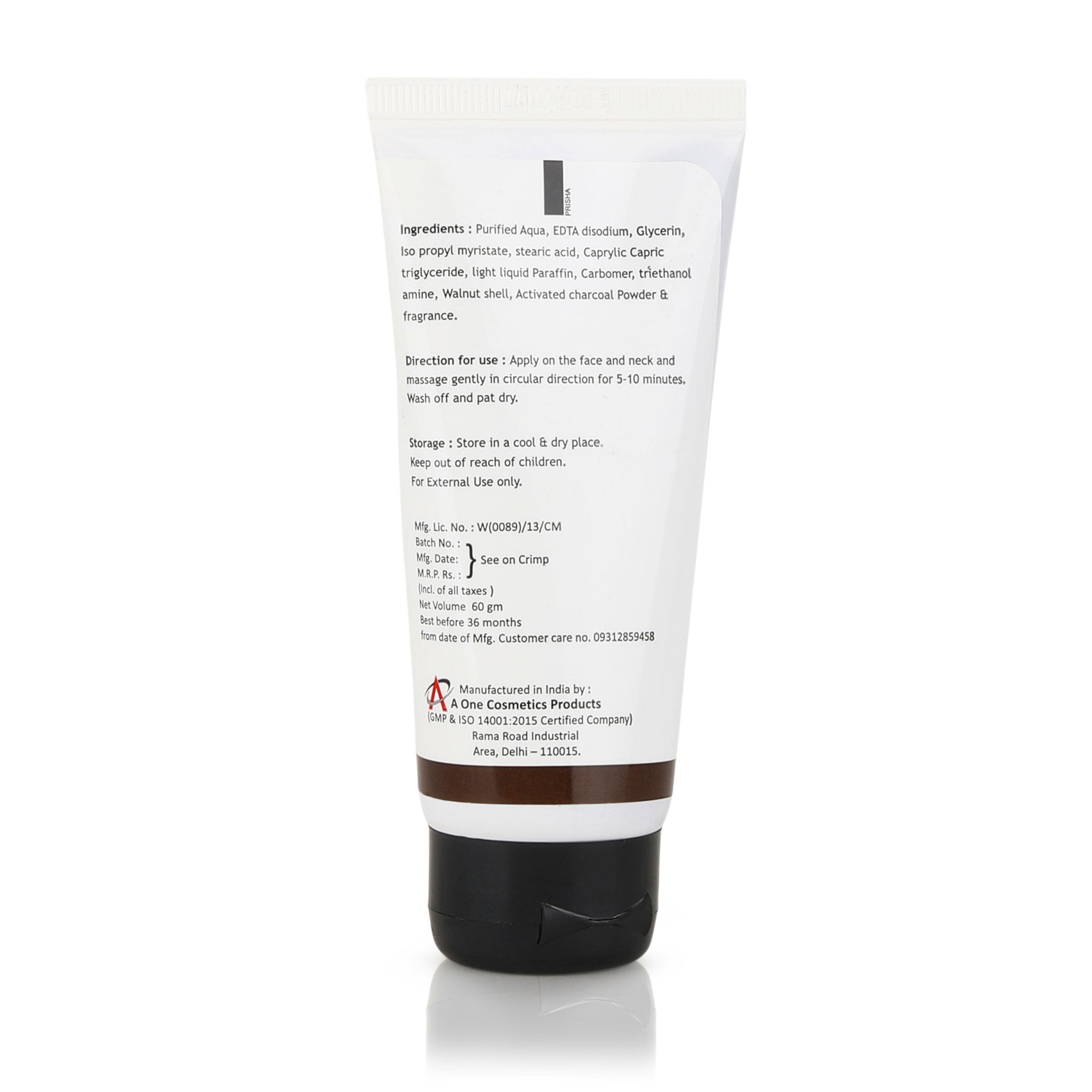 Mxofere Revitalizing Face & Scrub with Activated Charcoal. view 2