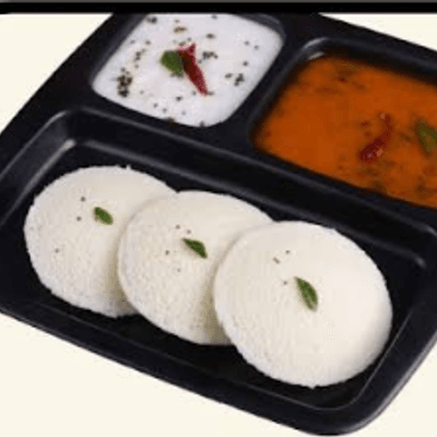 Idli Chutney Sambhar (3 Pc)