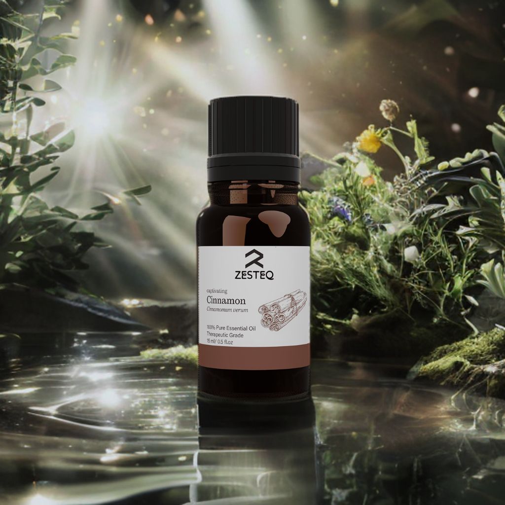 Zesteq Captivating Cinnamon Essential Oil for Aromatherapy, Health & Wellness (15 ml) view 2