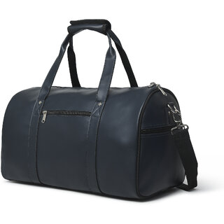 MATRICE duffle bag with blue faux vegan leather(NE-S-0796-Blue) view 2