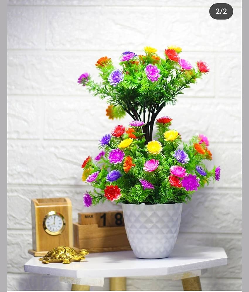 zonezer - Multicolor Sunflower Artificial Flower ( Pack of 1 ) view 2