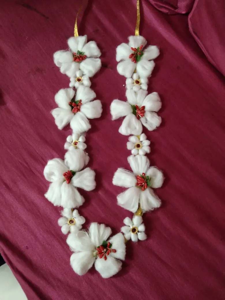 Cotton garland Haar