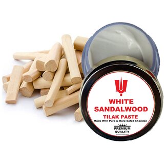 Premium White Sandalwood Tilak Paste Made With Pure And Rare Sandalwood Stick view 2