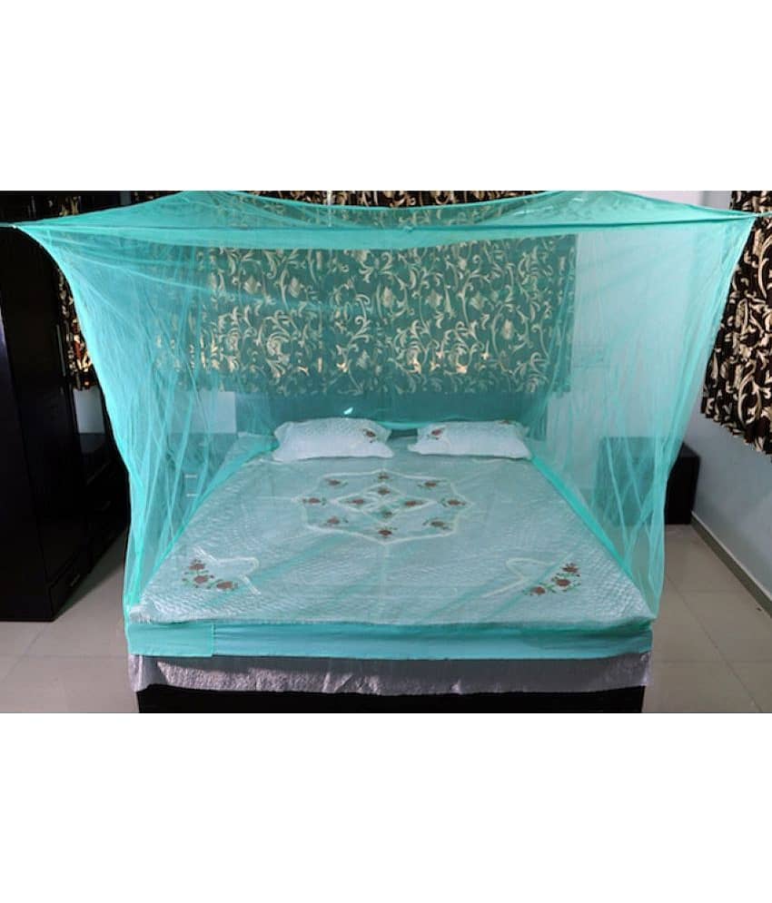 Riddhi Mosquito Net - Green HDPE - High Density Poly Ethylene Hanging Mosquito Net ( Pack of 1 ) view 2