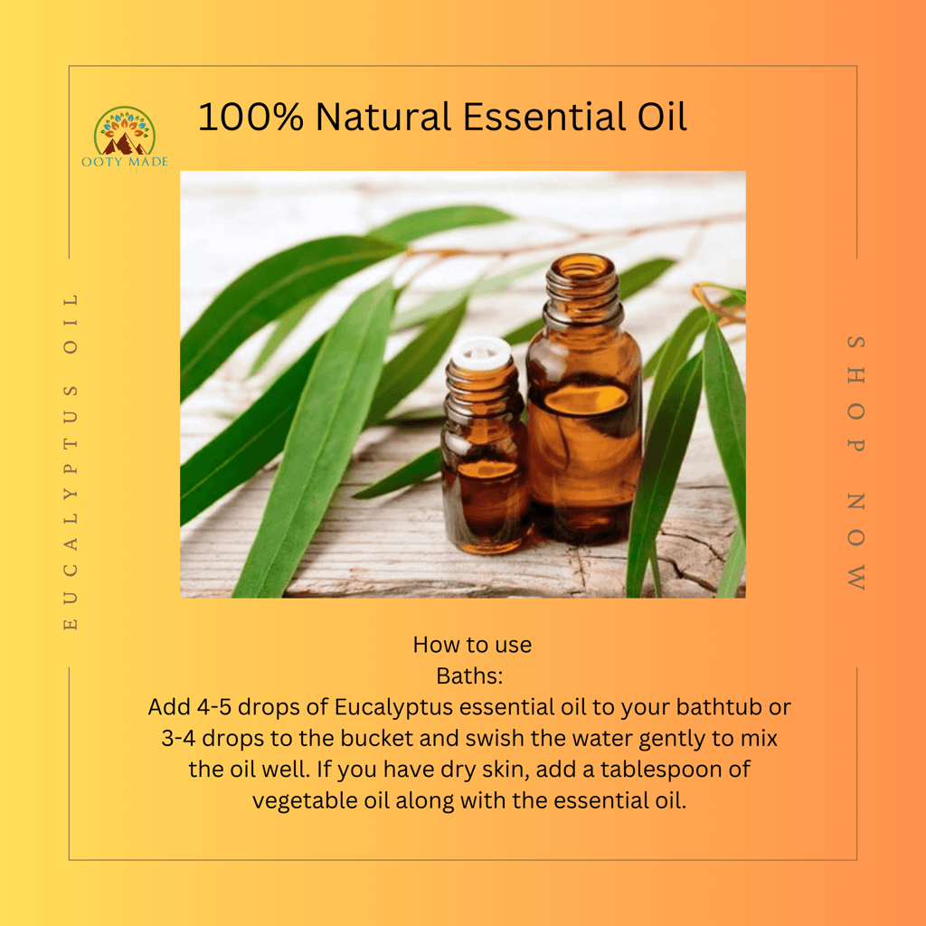 Buy Eucalyptus Oil, Nilagiri Thailam for cold, cough, hair, diffuser view 2