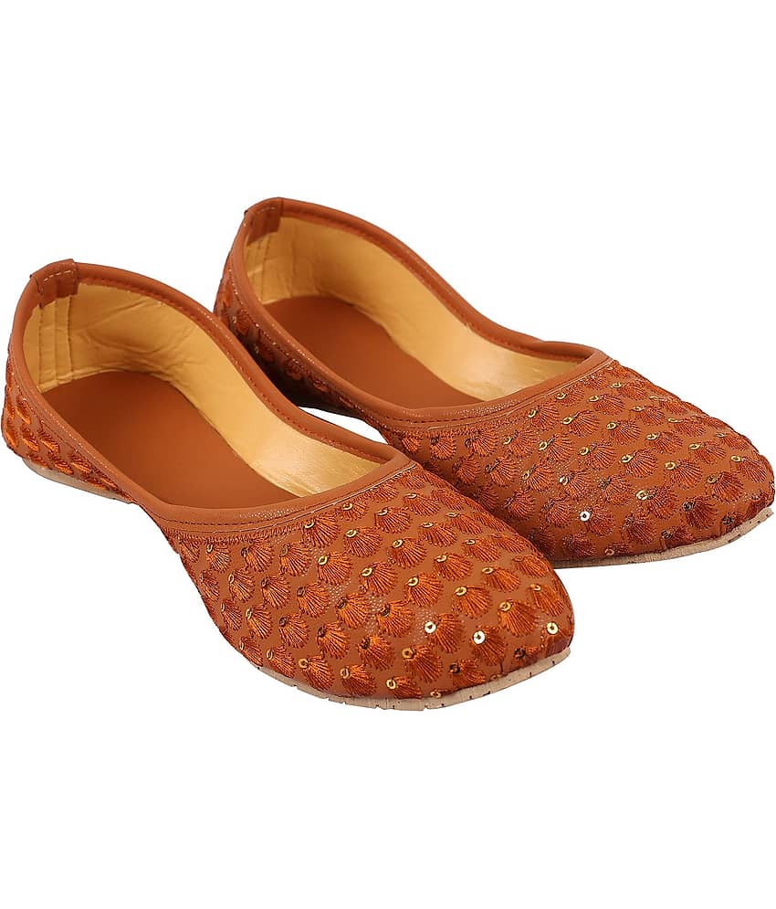 Apratim Brown Ethnic Footwear view 2