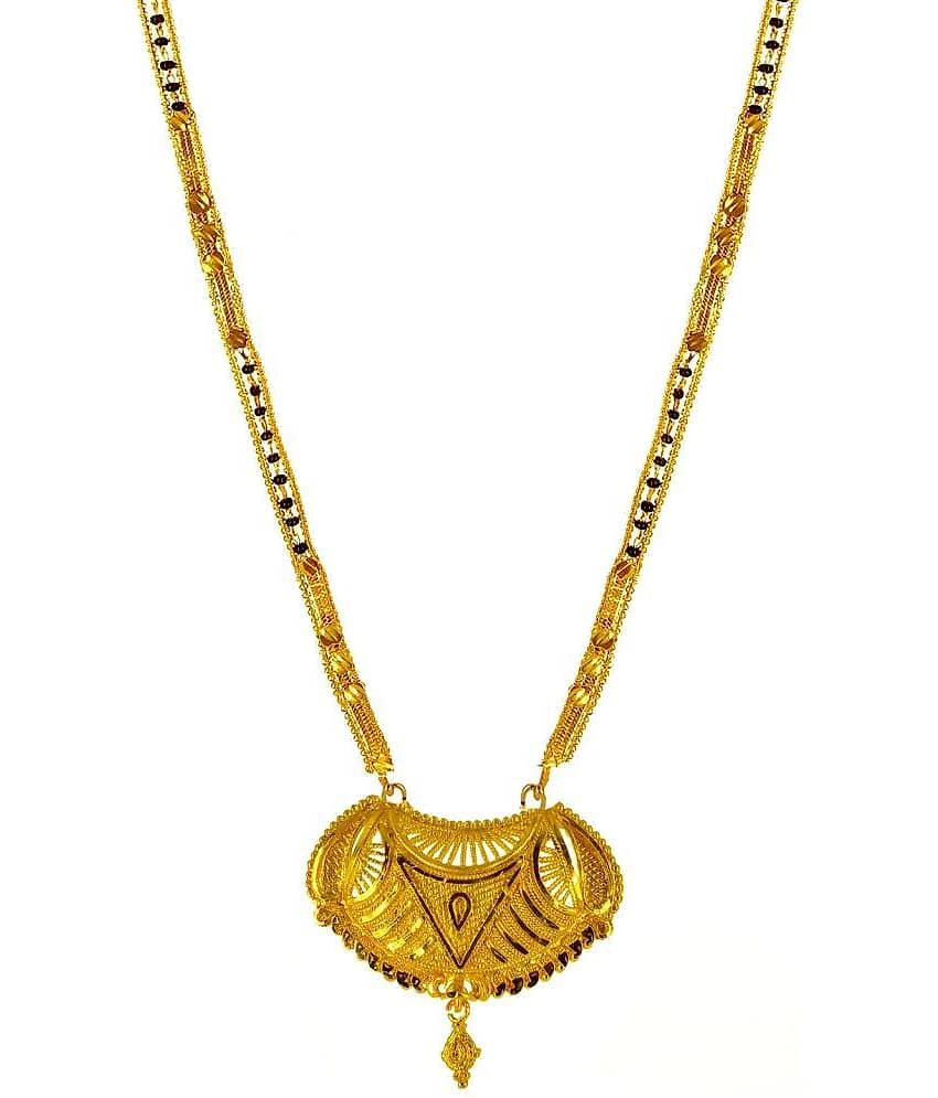 JIPPA - Golden Mangalsutra ( Pack of 1 ) view 2