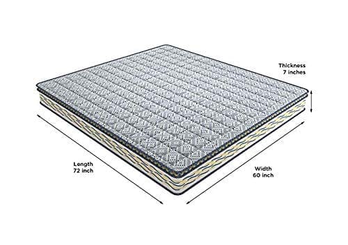 Centuary Pixel Cooling Copper Gel Memory 7 inch High Resilience (HR) Foam Mattress view 2