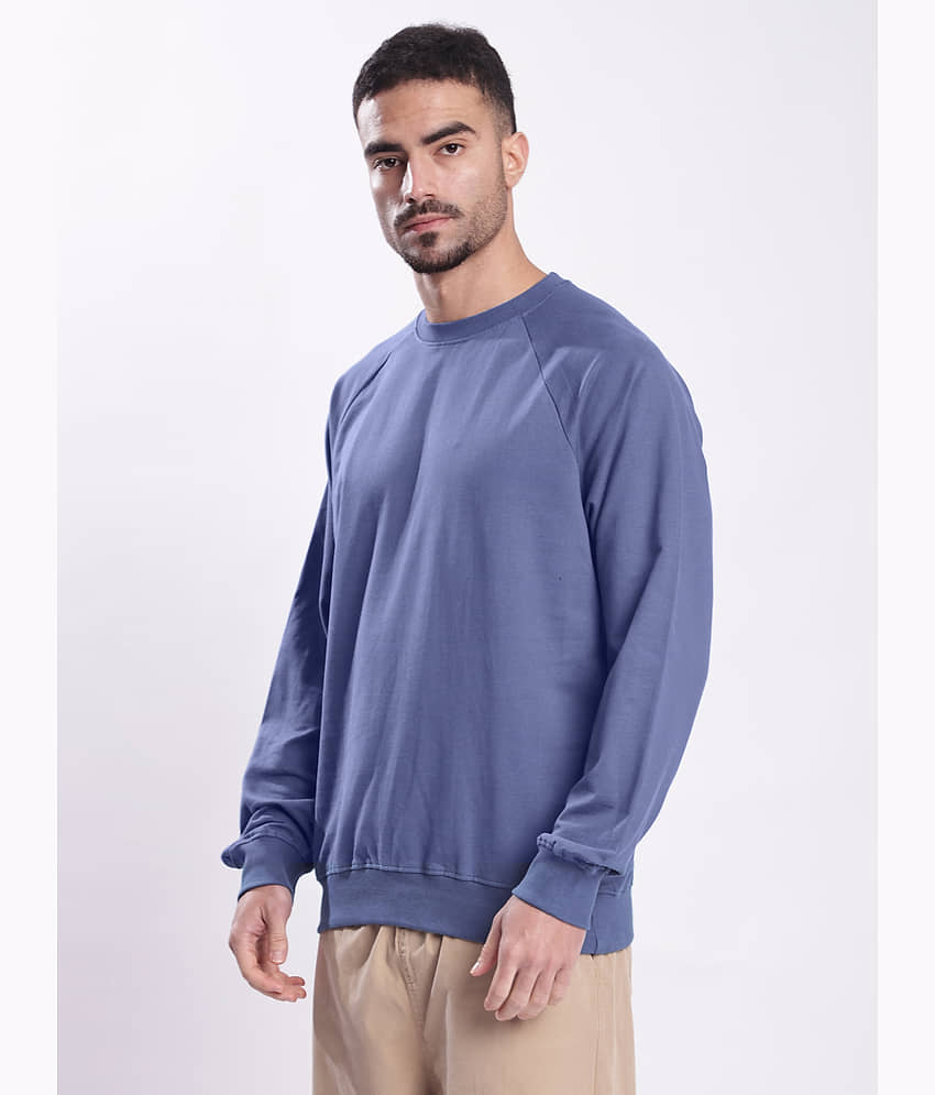 Bene Kleed Cotton Round Neck Men's Sweatshirt - Blue ( Pack of 1 ) view 2
