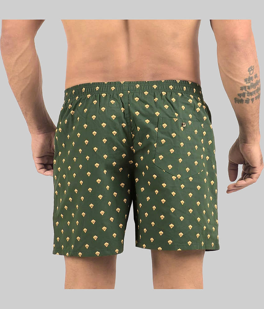 Supersquad Pack of 1 Cotton Boxers For Men's ( Sky Blue ) view 2