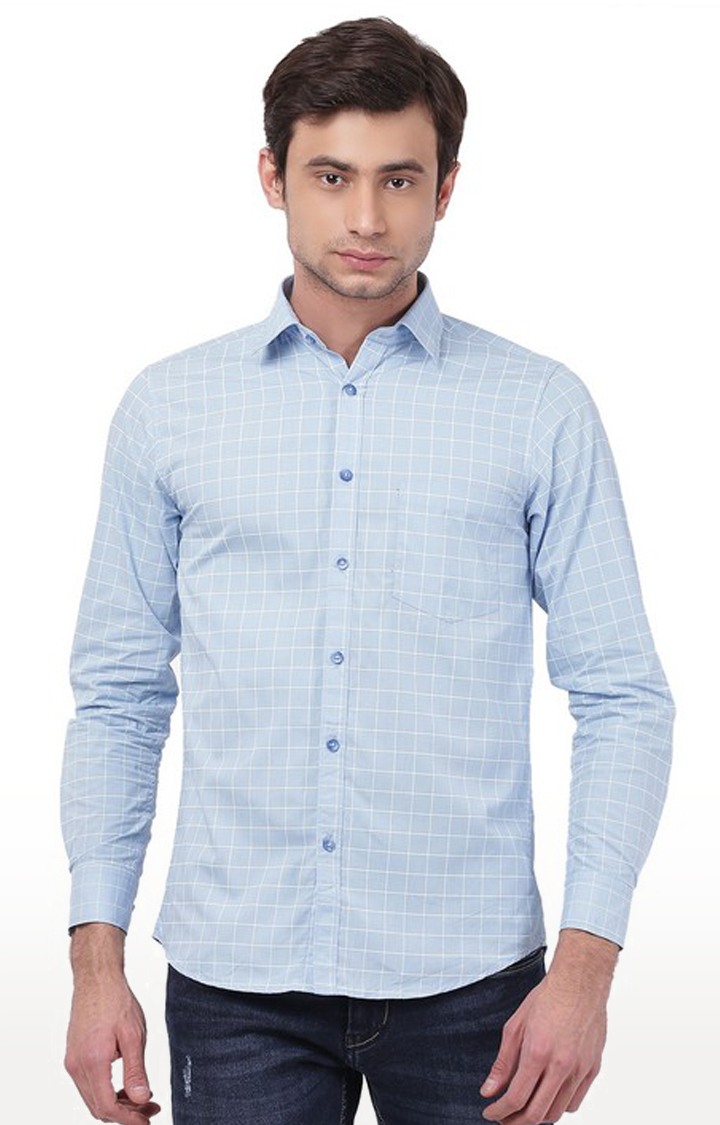 Tahvo Men Blue Shirt