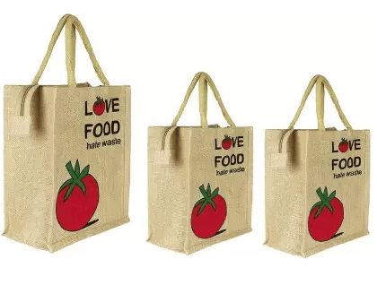 Ameyson Pack of 3 Grocery Bags (Brown)
