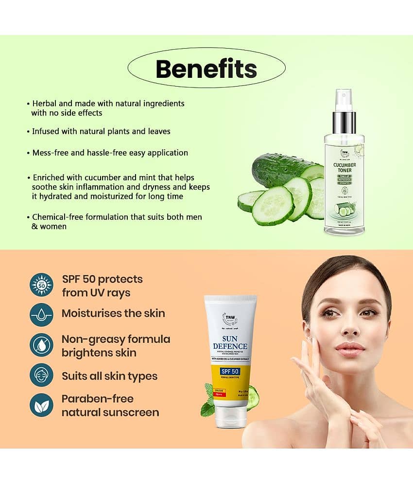 TNW - The Natural Wash Hydrating Skin Toner For Normal Skin ( Pack of 2 ) view 2