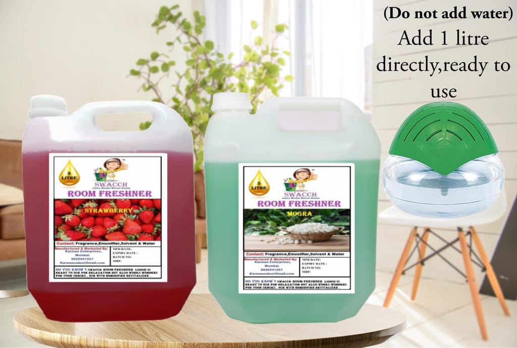 Swacch Room Freshner (5 Litre) (Pack of 2) Strawberry & Mogra view 2