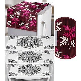 REVEXO Refrigerator Cover (Width: 98 cm, Multicolor) view 2