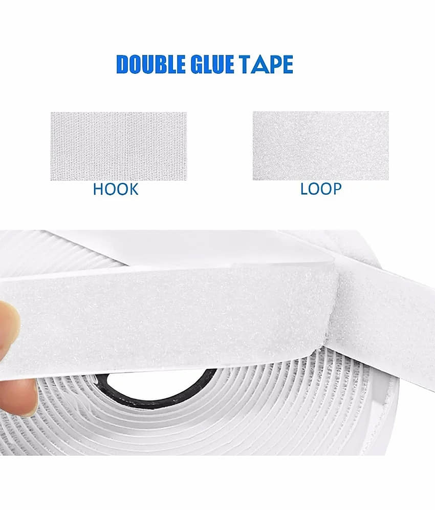 LXMI 20mm Hook & Loop Fastening Velcro Tape 25m Velcro tape ( Pack of 1 ) view 2